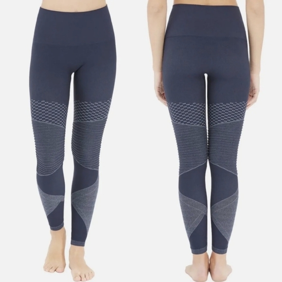 SPANX Seamless Moto Legging Indigo Sky Women's Small NWT - Picture 5 of 11
